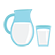 Leche y Bebidas vegetales icon
