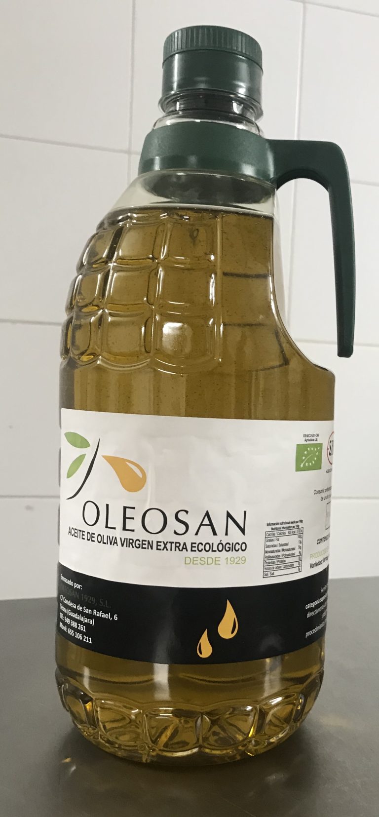 Aceite de Oliva Virgen Extra Ecológico