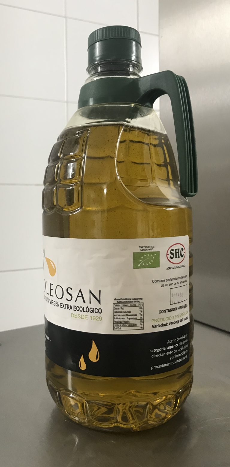 Aceite de Oliva Virgen Extra Ecológico